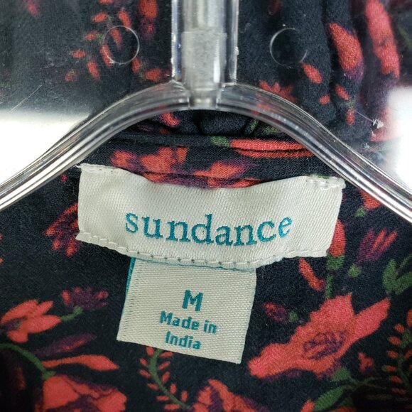 Sundance Floral Blouse in Black and Red - Picture 4 of 12